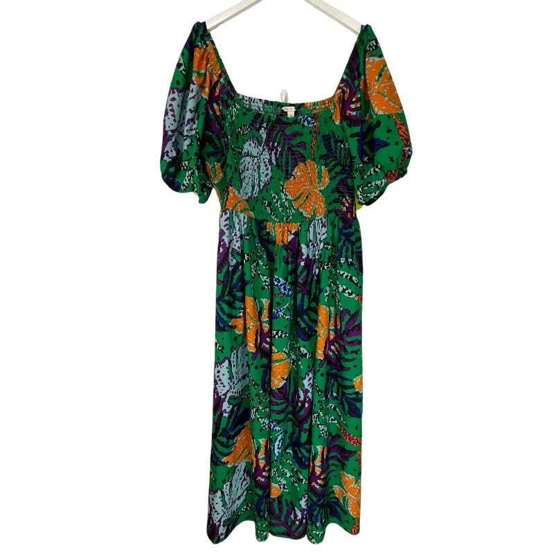 Dress Casual Maxi By Cato In Green, Size: Xl
