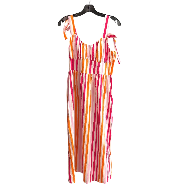 Dress Casual Maxi By H&m In Striped Pattern, Size: M