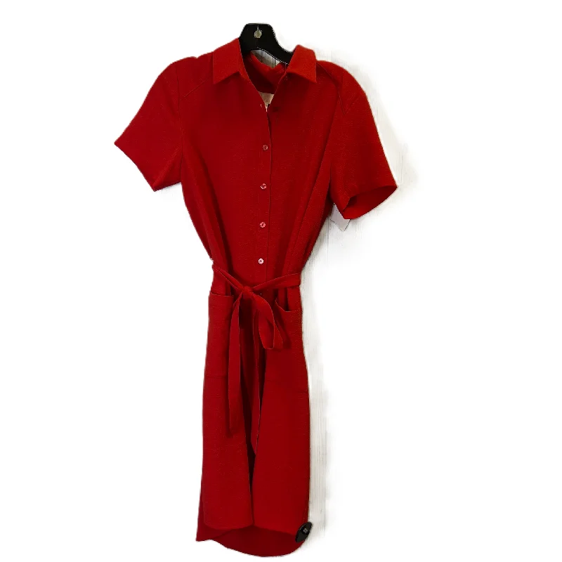 Dress Casual Midi By Rachel Parcell In Red, Size: S